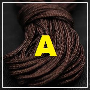 Macrame Cord - 1mm Chocolate