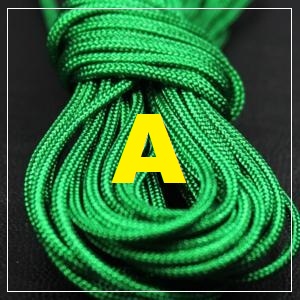 Macrame Cord - 1mm Green