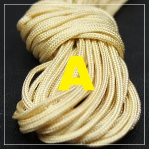 Macrame Cord - 1mm Yellow Cream