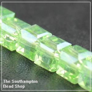 Chinese 6mm Cube Crystals - Peridot