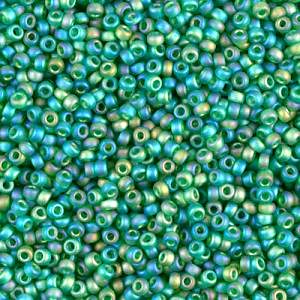 Miyuki Seed Beads - 11-9146FR Matte transparent Green AB