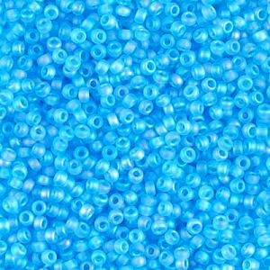 Miyuki Seed Beads - 11-9148FR Matte transparent Lt Blue AB