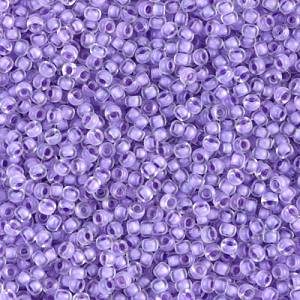Miyuki Seed Beads - 11-91924 Semi-Matte Lilac/Lined Crystal
