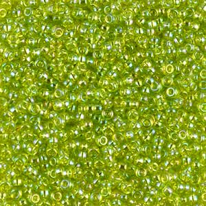 Miyuki Seed Beads - 11-9258 Transparent Chartreuse AB