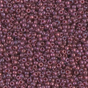 Miyuki Seed Beads - 11-9313 Cranberry Gold Lustre