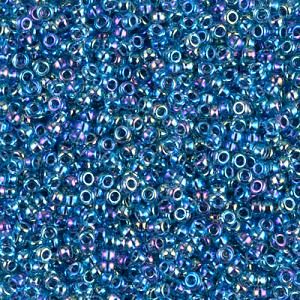 Miyuki Seed Beads - 11-9339 Blue Lined Aqua AB
