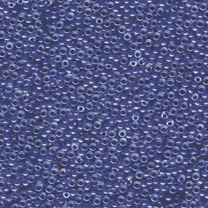 Miyuki Seed Beads - 11-91928 Blue/Lined Crystal Lustre