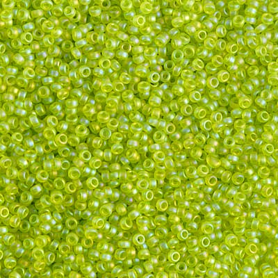 Miyuki Seed Beads - 15-9143FR Matte Chartreuse AB