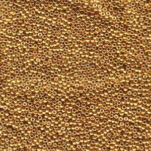 Miyuki Seed Bead - 15-91053 Galvanized Yellow Gold