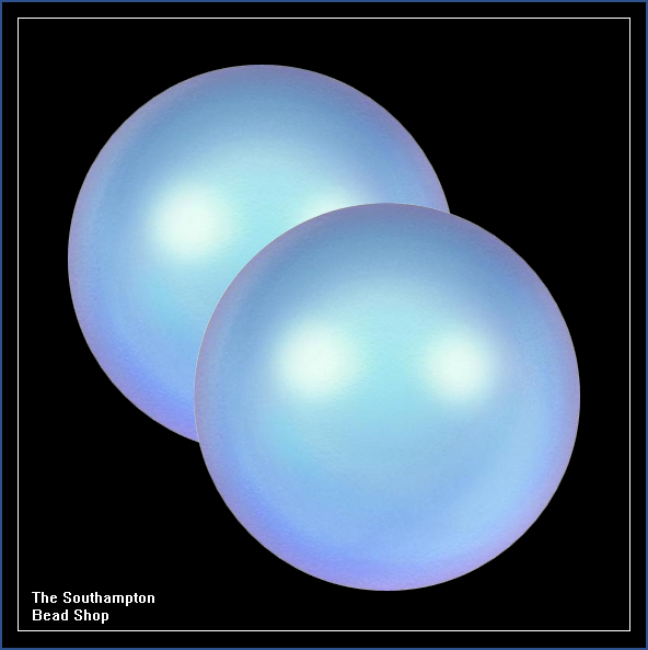 5810 Swarovski Crystal Pearls 6mm - Iridescent Light Blue