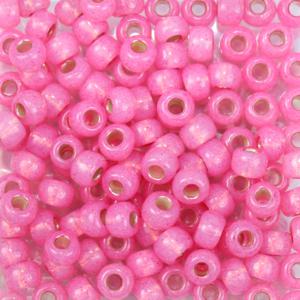 Miyuki Seed Bead - 6-9556 Dyed Dark Pink S/L Alabaster