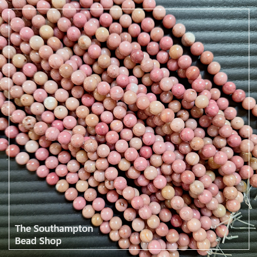 Rhodonite 8mm Smooth Round