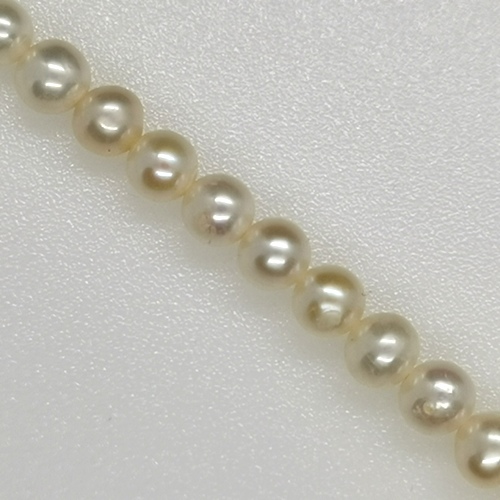 Freshwater Cultured White Near Round Pearls 6mm www