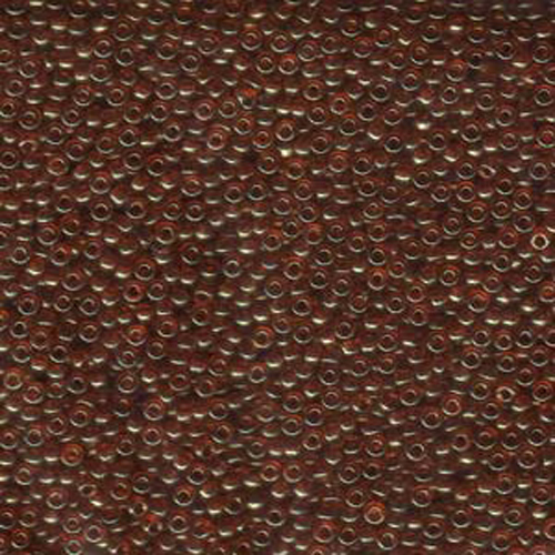 Miyuki Seed Beads - 11-9309 Transparent Red Gold Lustre