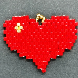 Beaded Ornaments - Heart