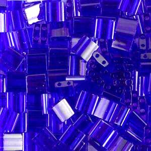 Miyuki Tila Beads - TL151 Transparent Cobalt