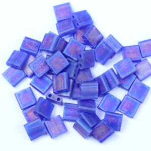 Miyuki Tila Beads - TL151FR Matte Transparent Cobalt AB