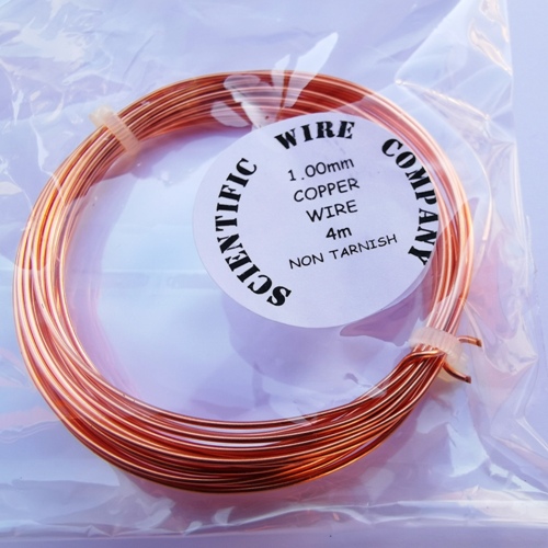 1mm Copper WireCopper (Non Tarnish)