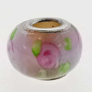 Pandora Style Beads Pink-12