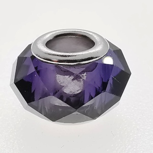 Pandora Style Beads Purple-07